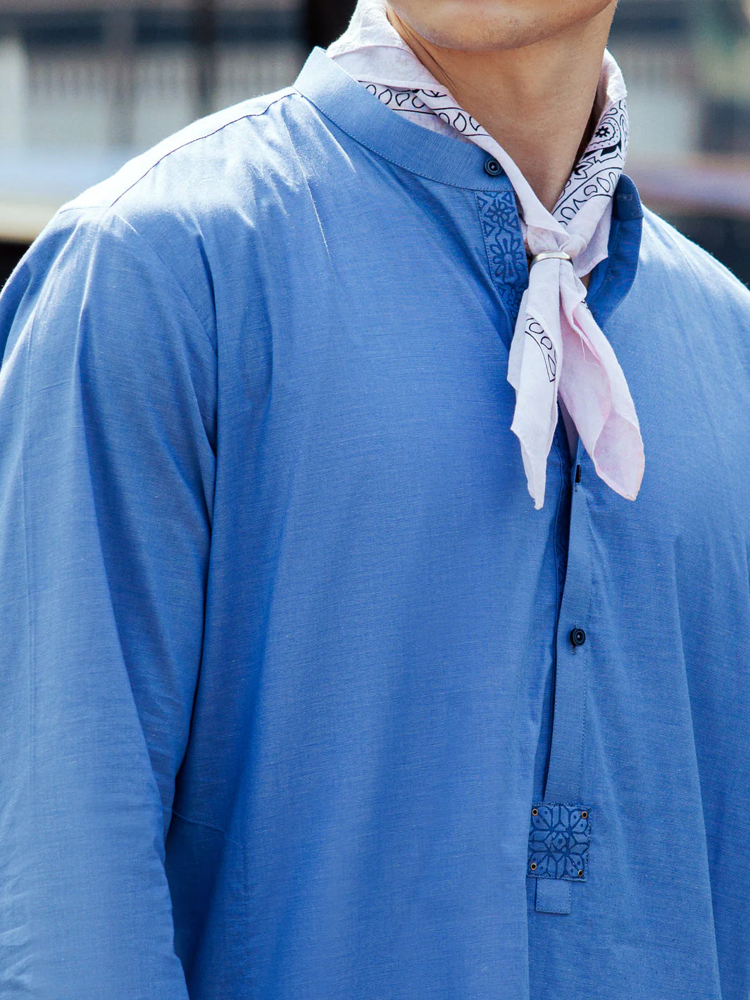 BLUE KURTA | AL-K-US-24-1139B - Image 2