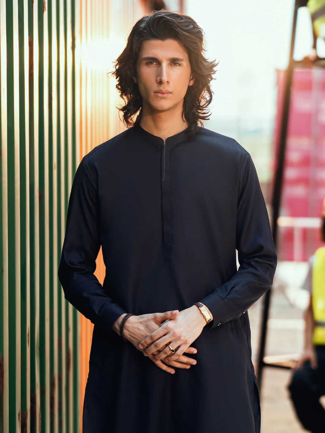 NAVY BLUE KAMEEZ SHALWAR | AL-KS-3288/AM-6341C - Image 2