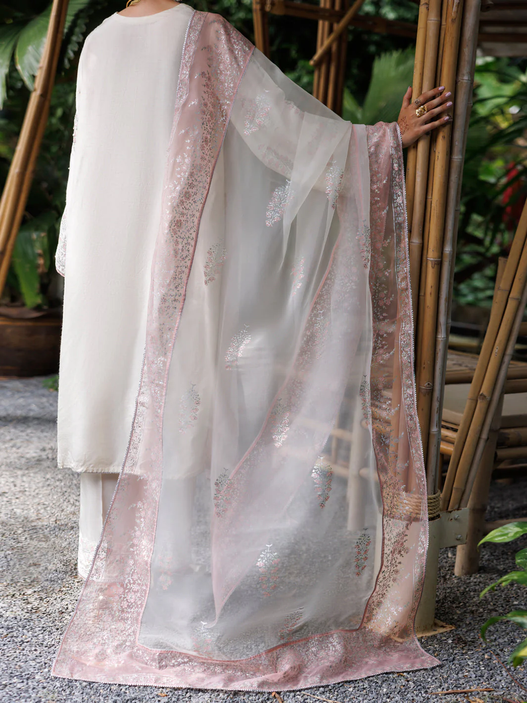OFF WHITE MAPLE SILK 3PC STITCHED | ALP-3PS-2032/S AM-2329A - Image 2