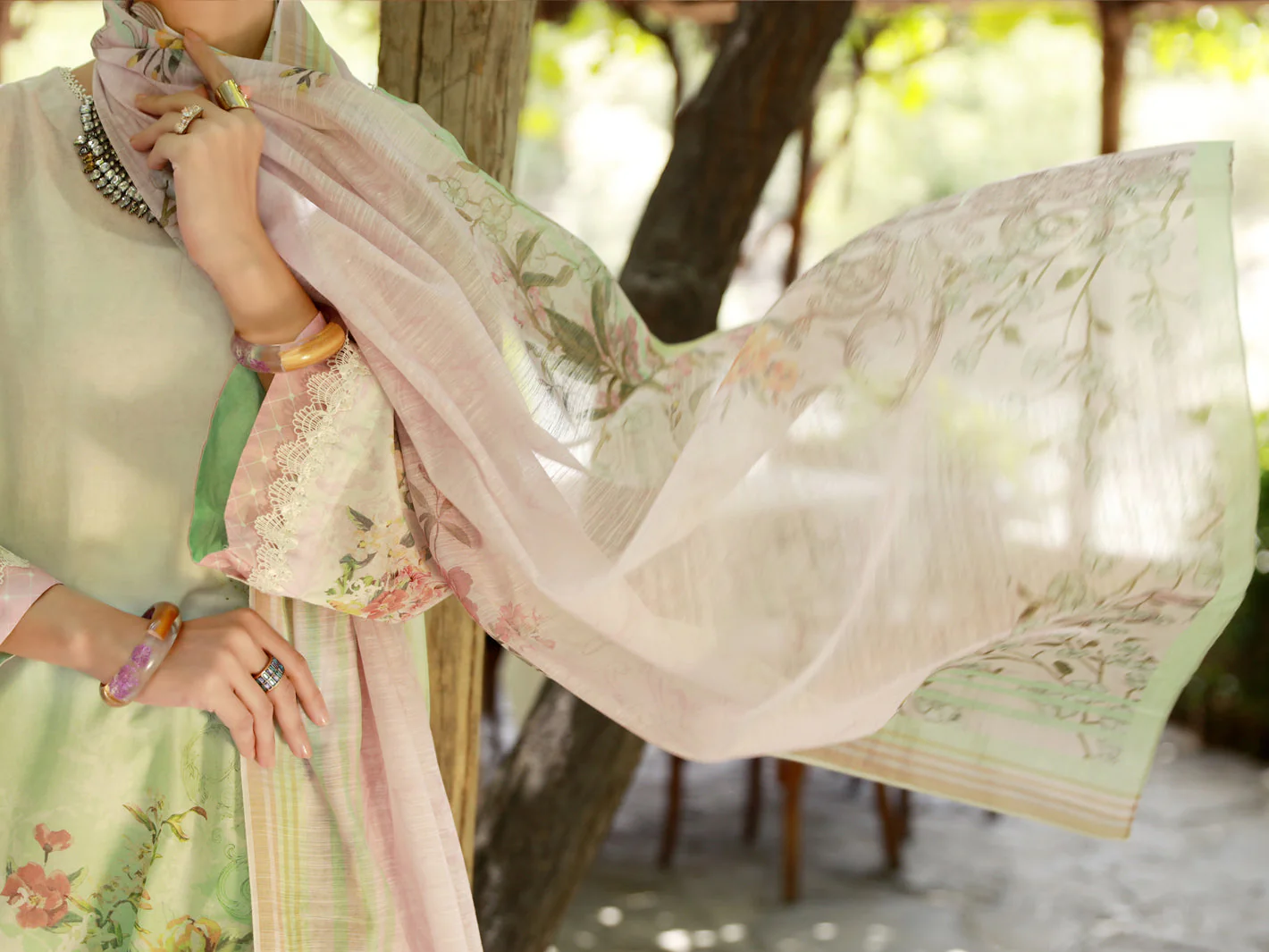PISTACHIO GREEN LAWN 3PC STITCHED | ALP-3PS-US-1375/S FB-1375A - Image 3