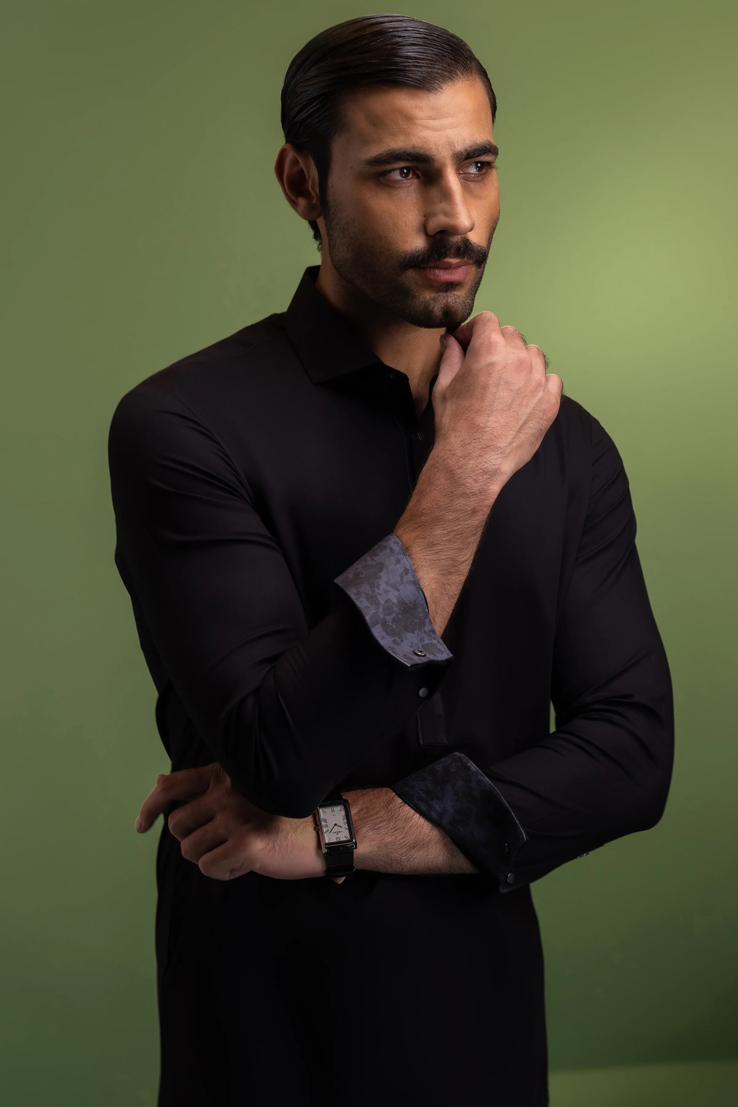 BLACK KURTA TROUSERS | CCMKT-US-39431-A3-SICILY - Image 2