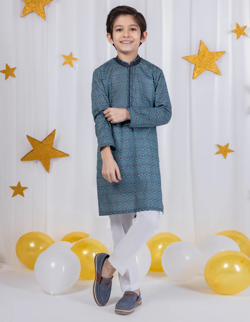 GREEN COTTON KURTA | JCK-S-39041/S24/JJ9212-SF