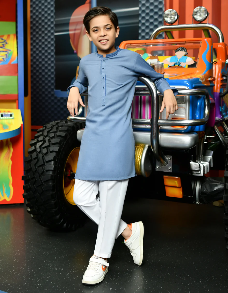 POWDER BLUE KURTA | JCK-S-US-38701/S23/JJ8715-SF