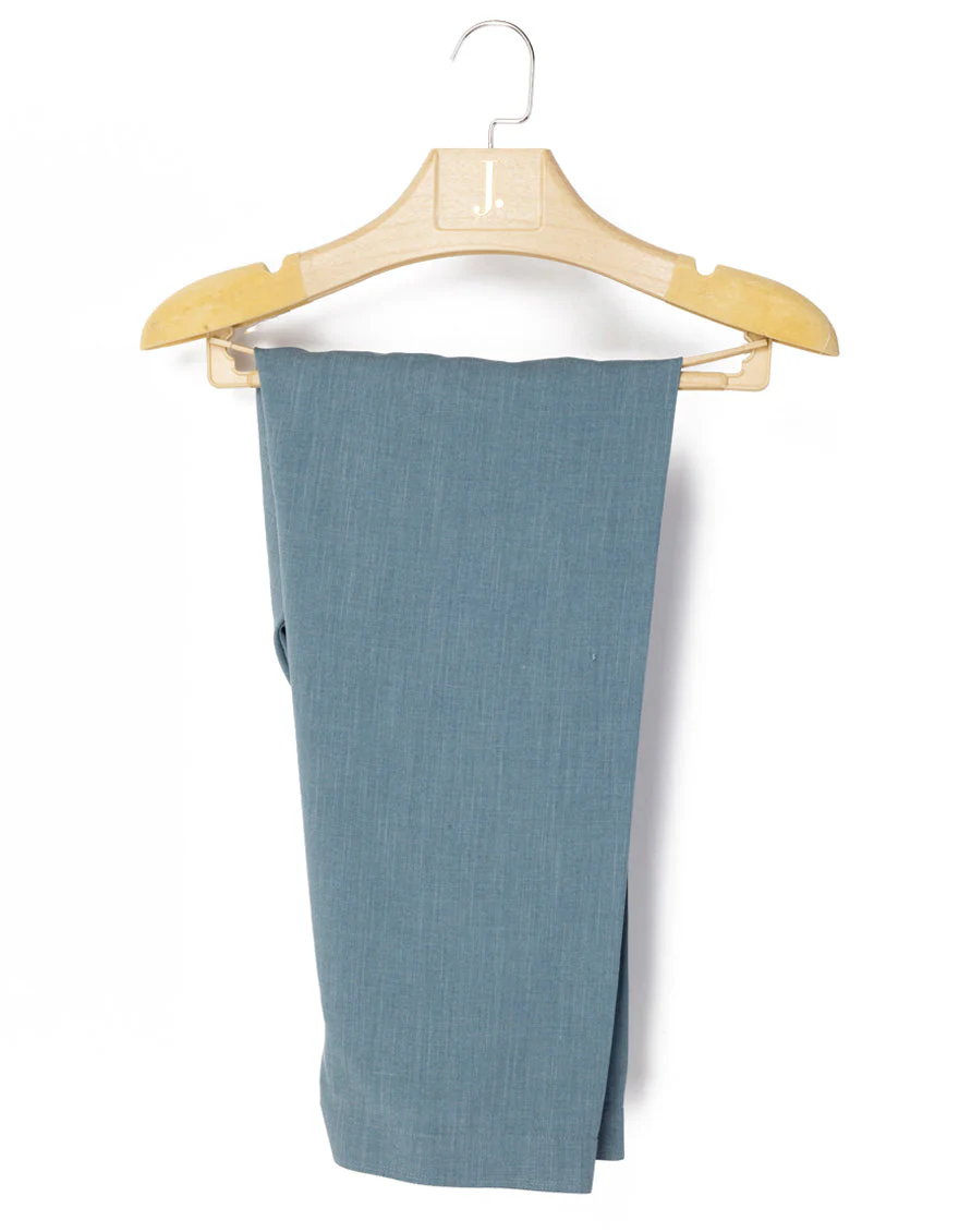 DULL BLUE BLENDED KAMEEZ SHALWAR | JCKS-A-39303/S25/JJ5966-PN - Image 2