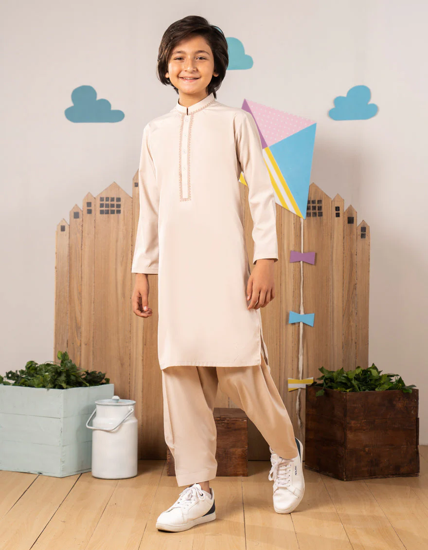 FAWN BLENDED KAMEEZ SHALWAR | JCKS-A-46559/S25/JJ9624-SF