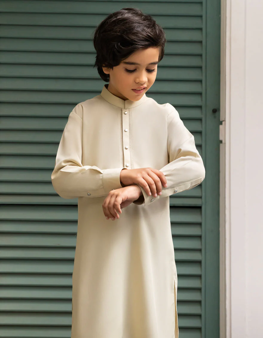 PISTACHIO BLENDED KAMEEZ SHALWAR | JCKS-A-90510/S25/JJ9765-SF - Image 3