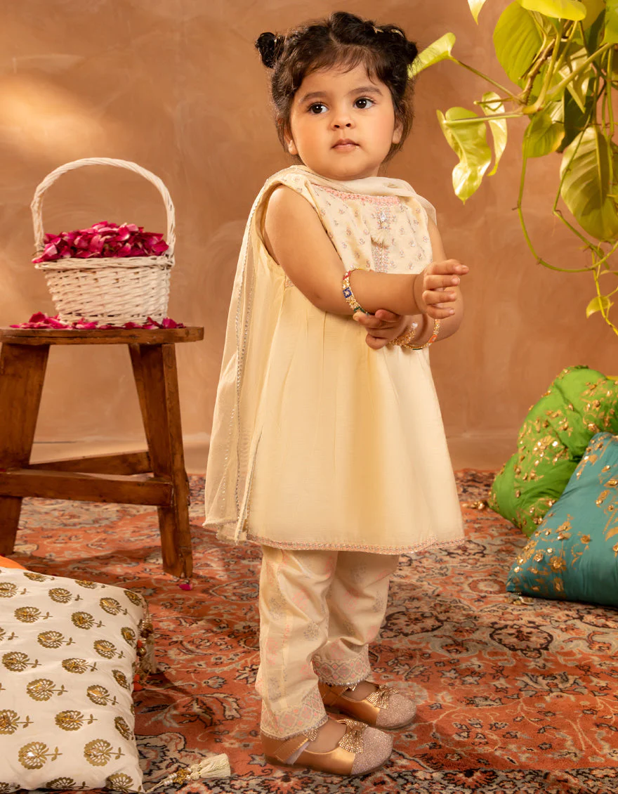 OFF WHITE COTTON SILK 3PC STITCHED | JGK-S-JIF-25-1702 FB/IRIS-02 - Image 2