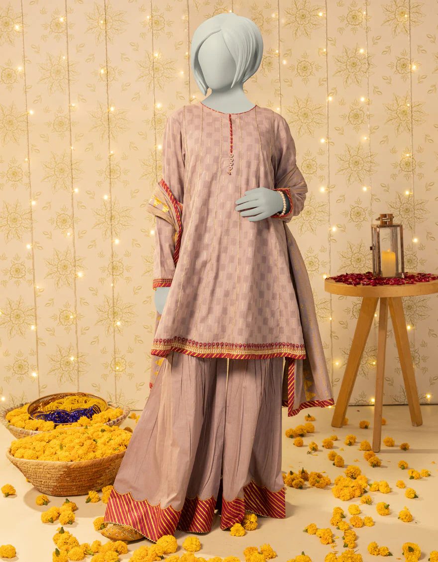 PURPLE DOBBY 3PC STITCHED | JGK-S-JTP-25-618 FB/DHANAK-08