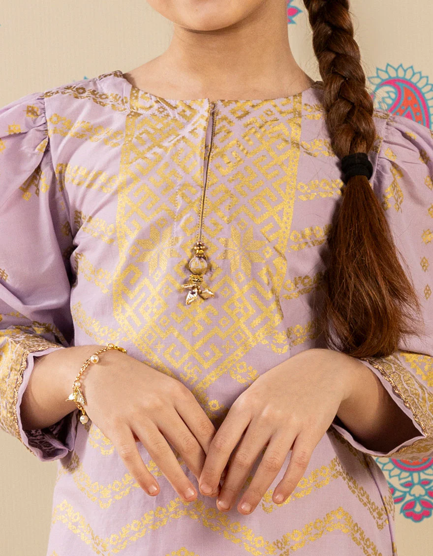LILAC LAWN KURTI | JGLK-S-JGS-25-2510 FB/SHEEN-02 - Image 3