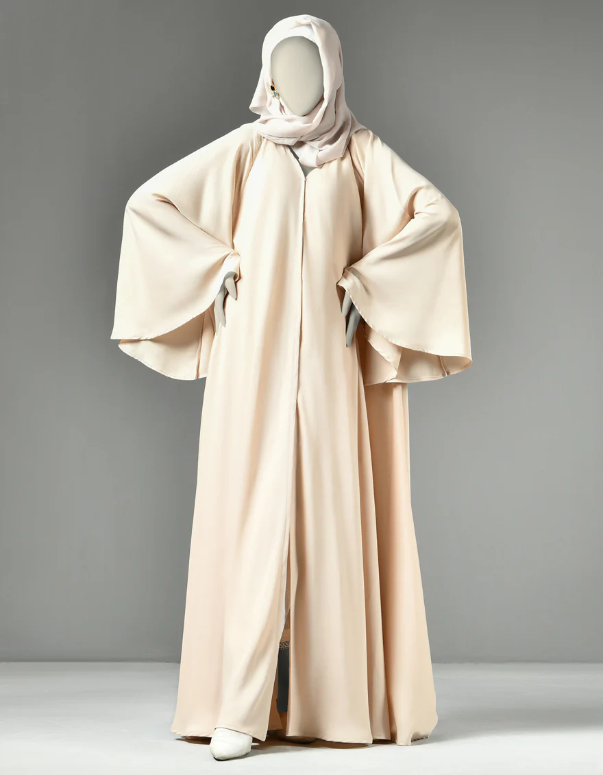 BEIGE ABAYA | JJAB-US-22-009 FB/NIDA