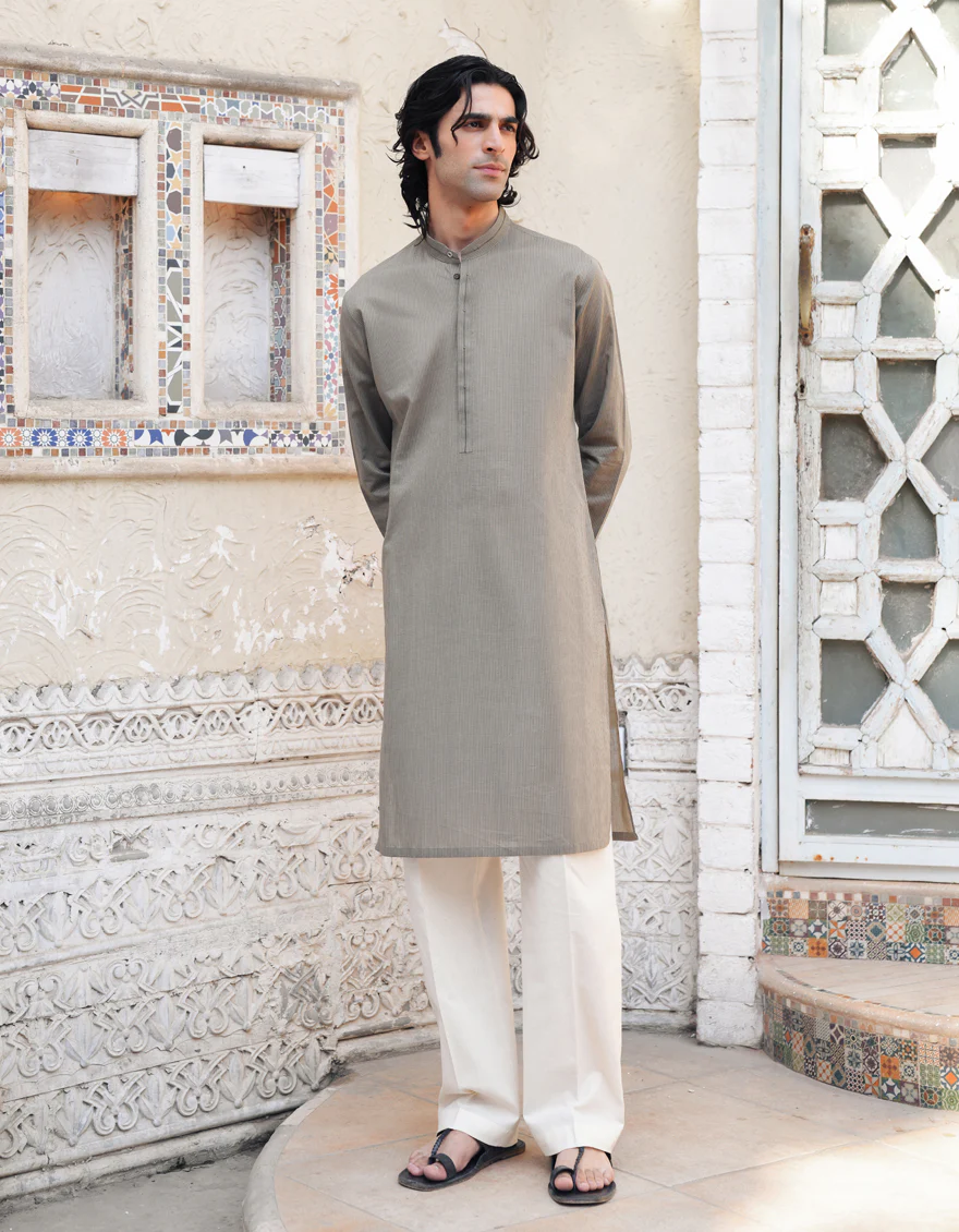 BROWN CVC KURTA | JJK-S-33353/S25/JJ8951-CL