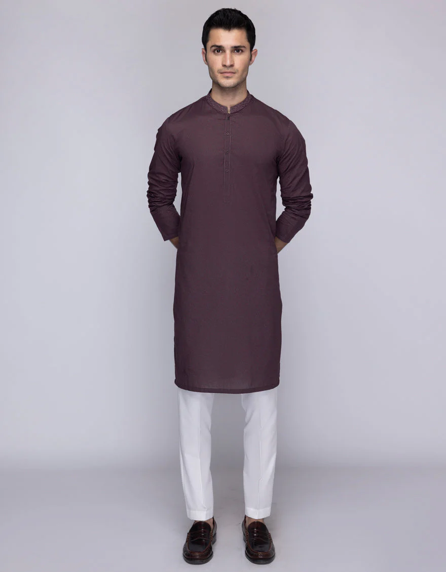 RED COTTON KURTA | JJK-S-47408/S25/JJ9774-SF