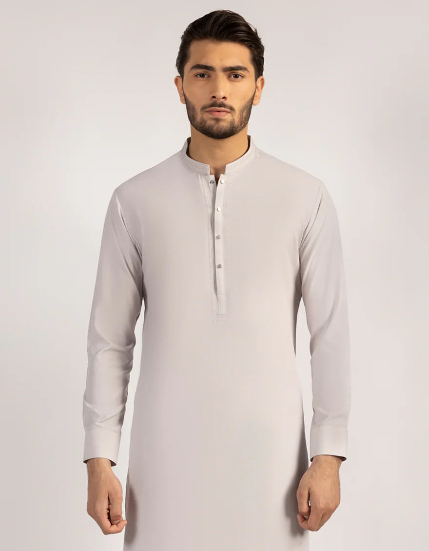 LIGHT PURPLE BLENDED KURTA TROUSERS | JJKP-A-33570/S25/JJ9826-SF - Image 2