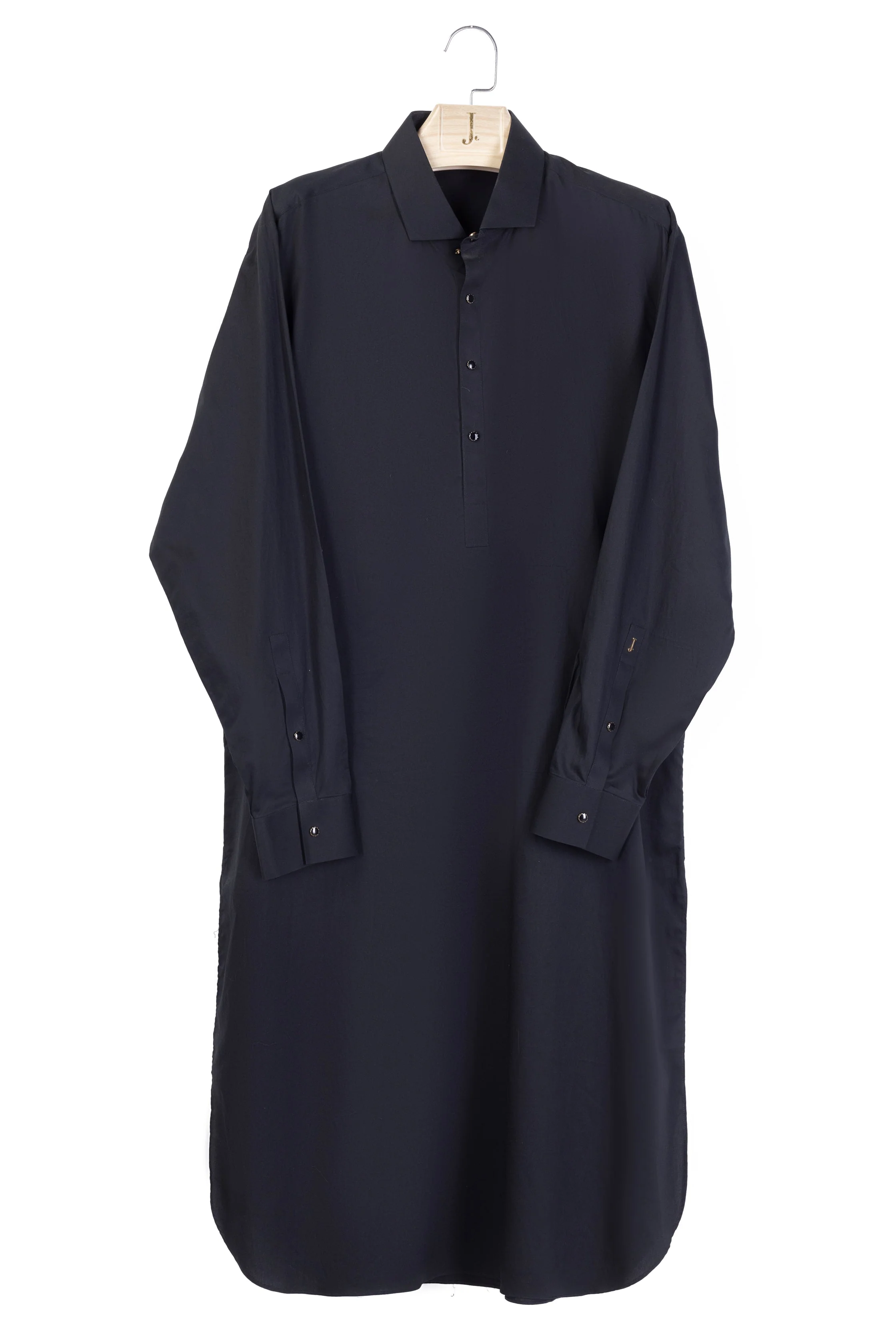 BLACK COTTON KURTA TROUSERS | JJKP-A-47298/S24/JJ8769-PN