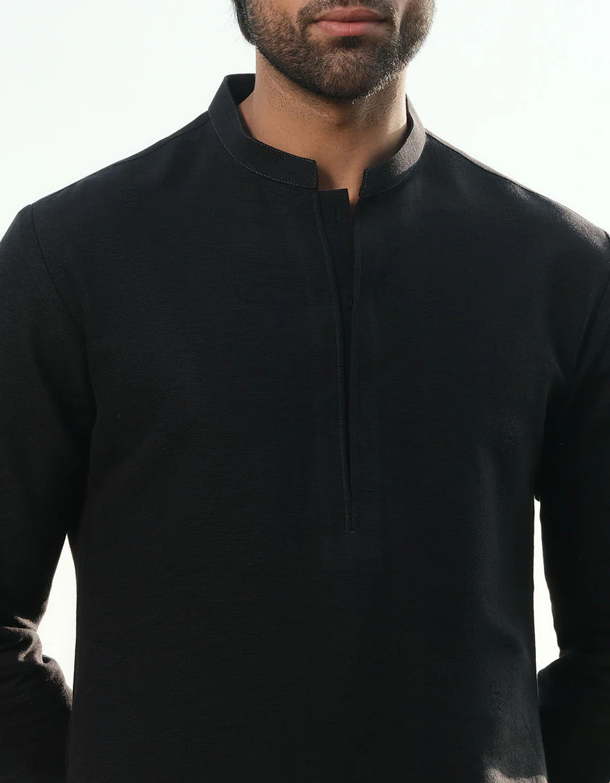 DEEP GREEN COTTON KURTA TROUSERS | JJKP-W-47362/S24/JJ9662-FL - Image 3