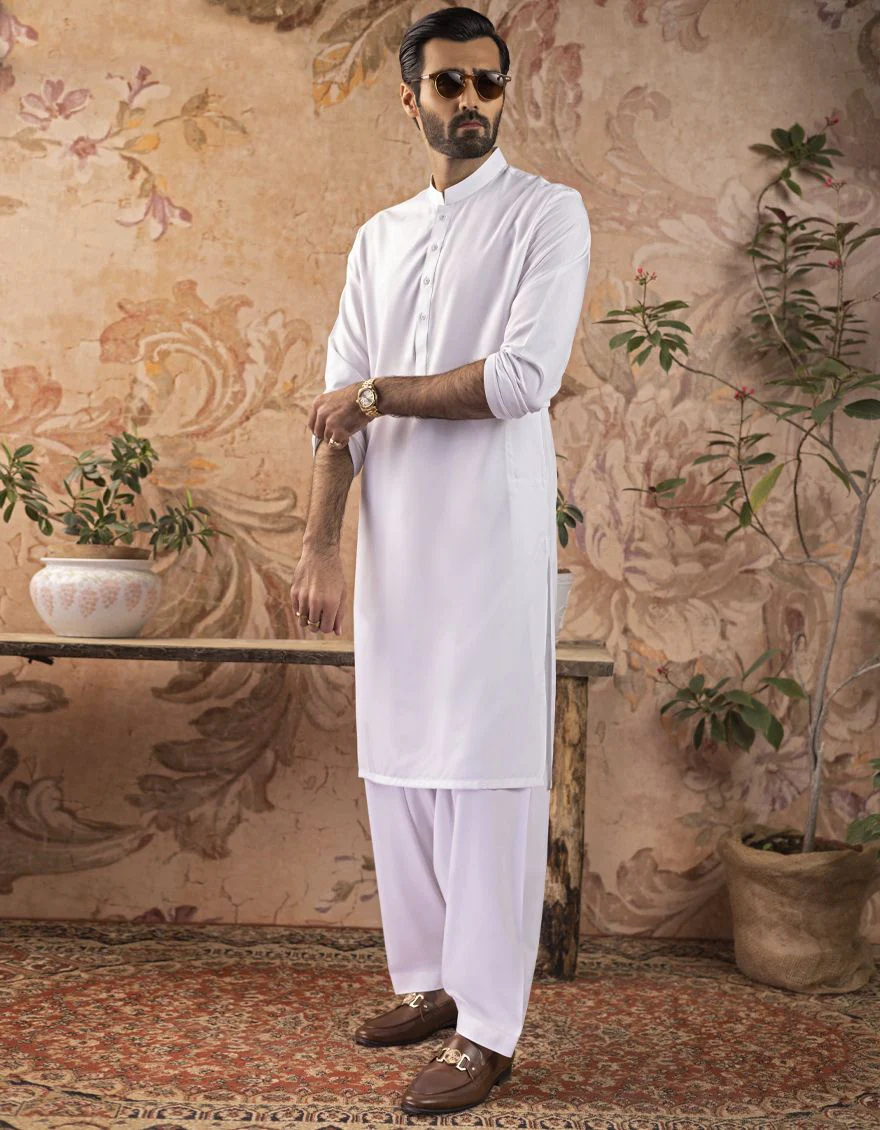 WHITE KAMEEZ SHALWAR | JJKS-S-US-30728-R10-AP/S22/JJ7567-PN - Image 3
