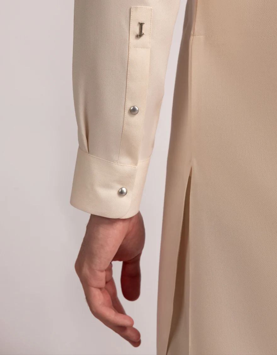 CREAM BLENDED KAMEEZ SHALWAR | JJKS-W-47554/S25/JJ10344-PN - Image 4