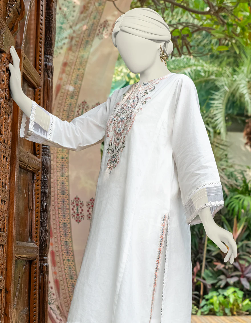 WHITE KURTI | JJLK-JSS-US-04-340 - Image 3