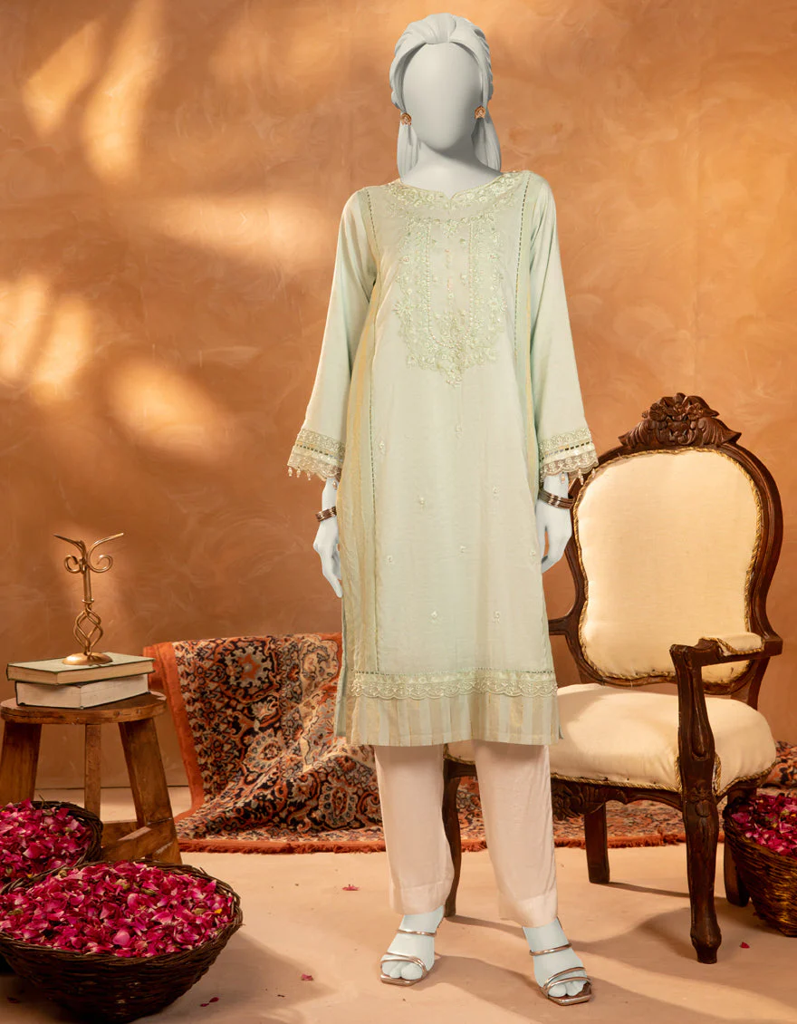 BLUE ZARI KURTI | JJLK-S-JFS-25-210 FB/ELFESYA-10