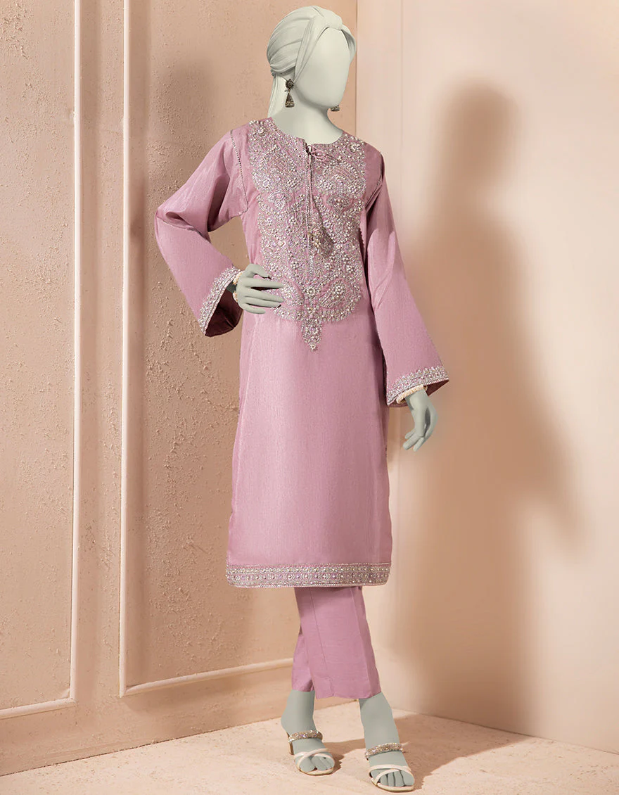 LILAC RAW SILK KURTI | JJLK-S-JFS-25-211 FB/ELFESYA-1