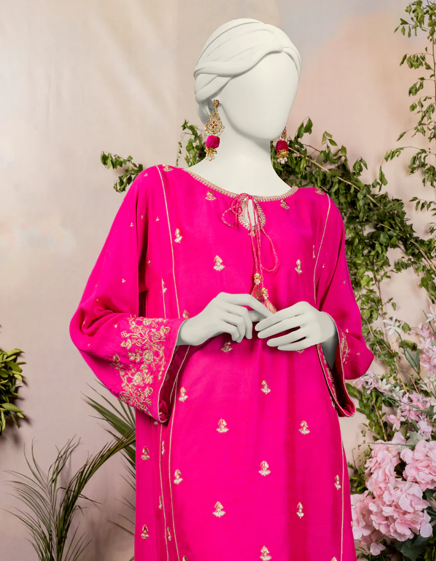 PINK KHADDI KURTI | JJLK-S-JPWS-24-3024 FB/GOTTA VINTAGE-03 - Image 3
