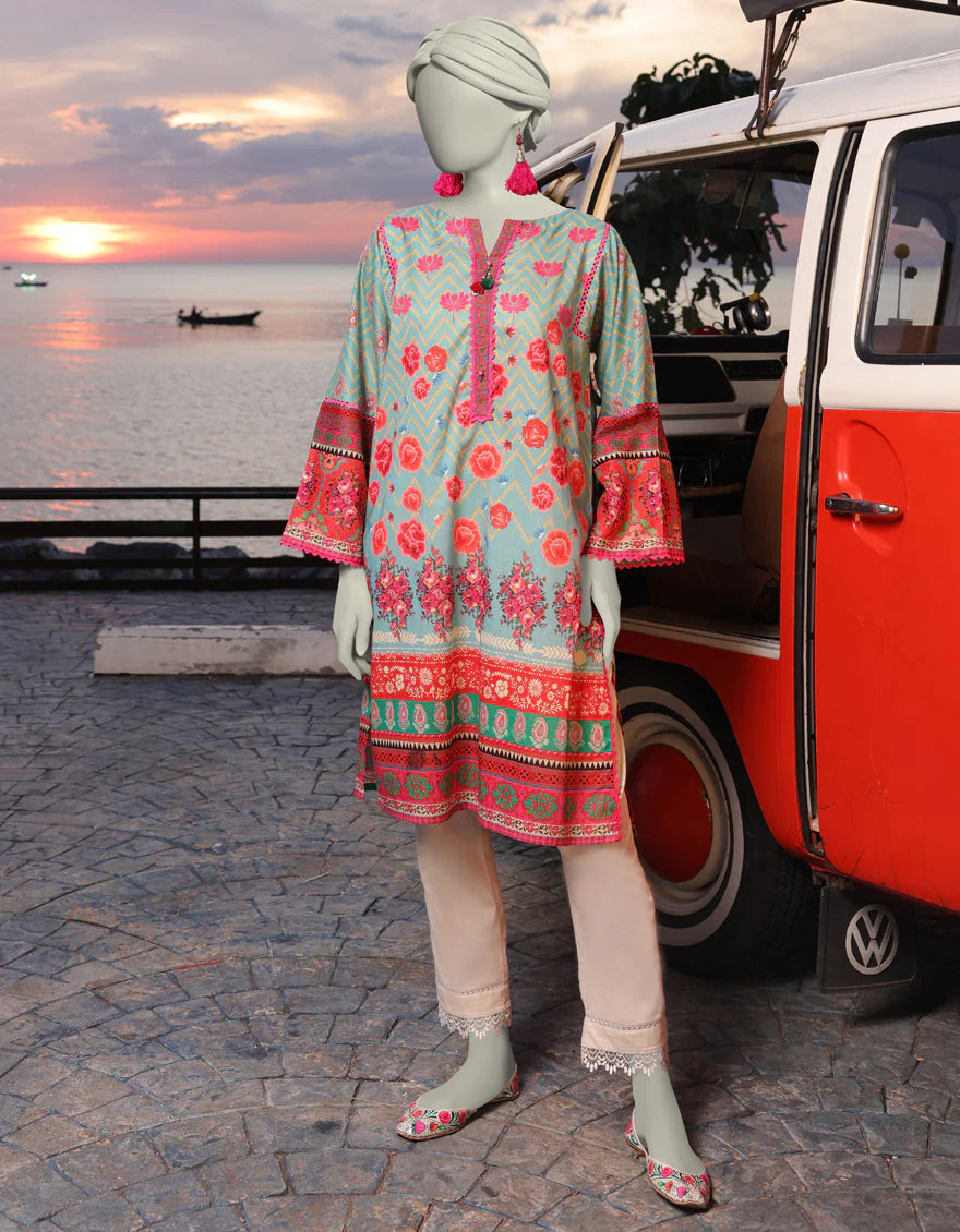 BLUE DIGITAL KURTI | JJLK-S-JSS-25-327 FB/BOHO-3