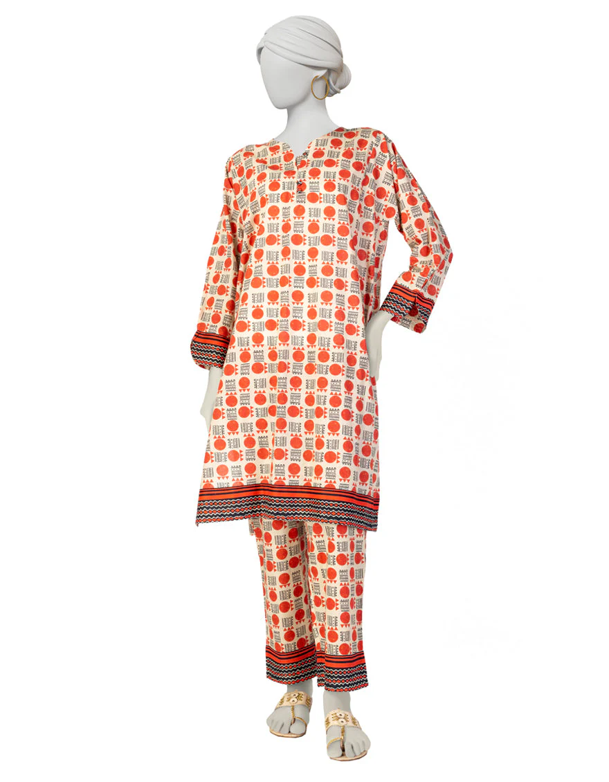 BROWN LAWN KURTI | JJLK-S-JSS-25-368 FB/ESSENTIALS-20