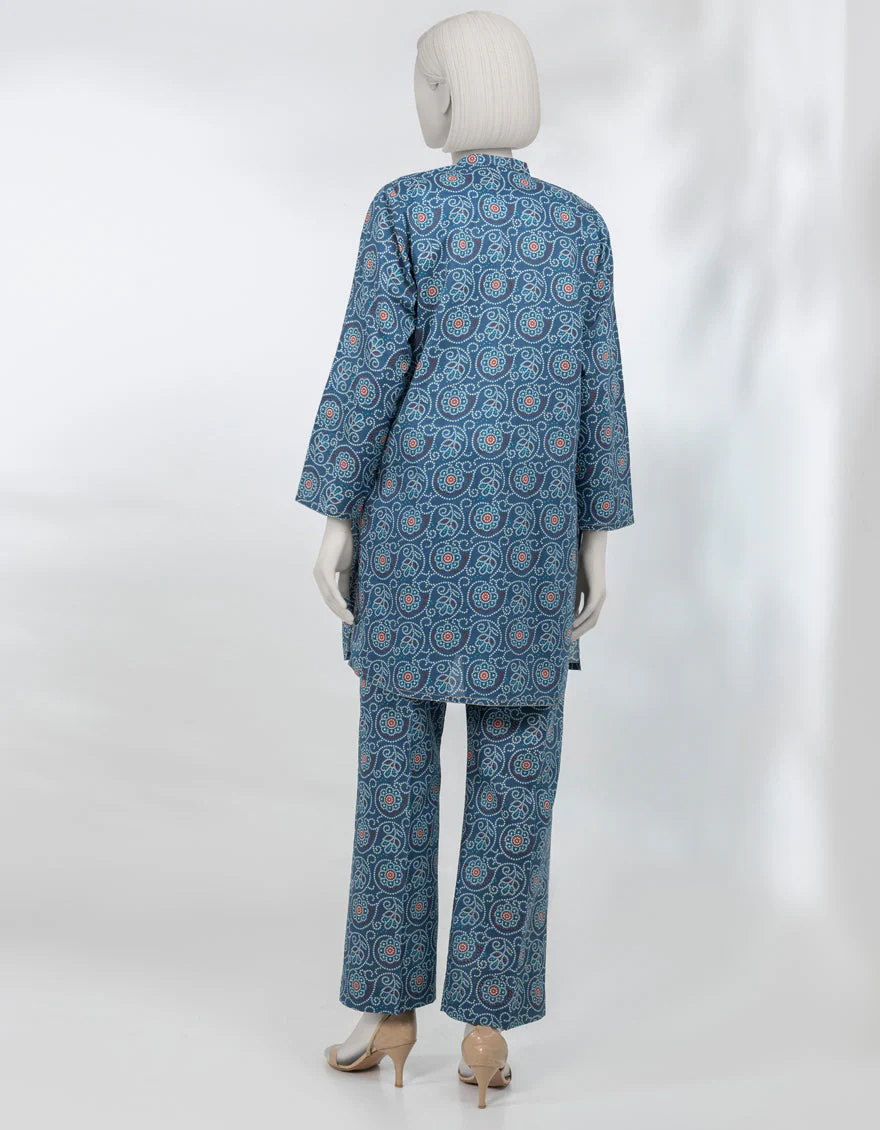 BLUE LAWN KURTI | JJLK-S-JSS-25-492 FB/ESSENTIALS-52 - Image 2