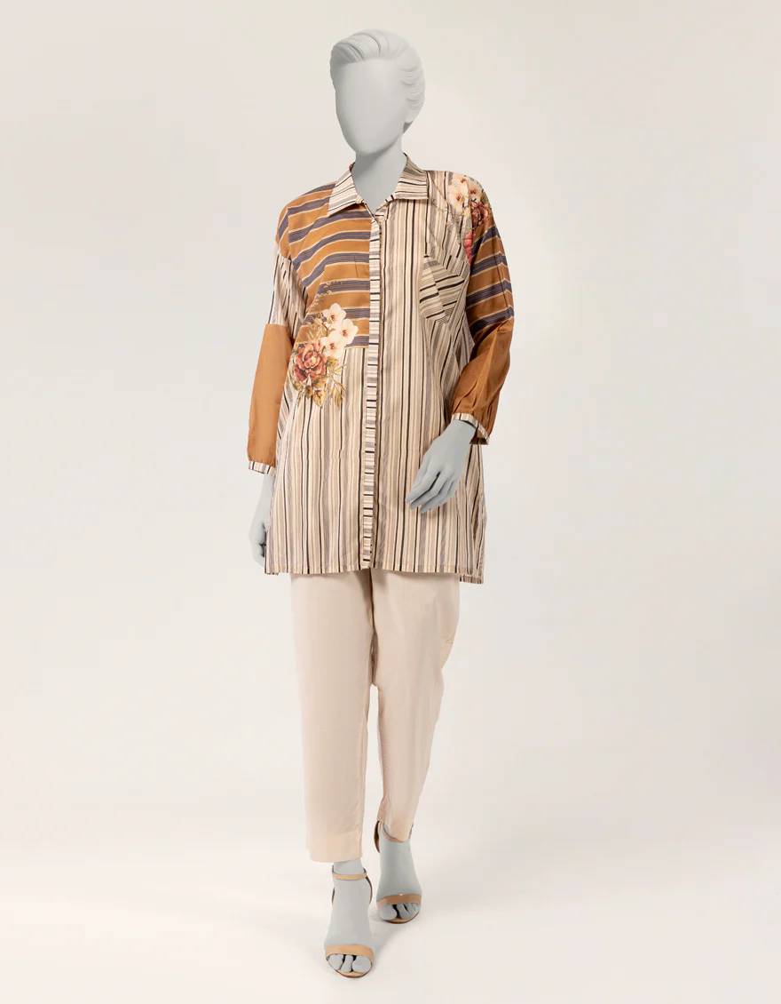 BROWN LAWN KURTI | JJLK-S-JSS-26-543 FB/FEARLESS GEN Z-02