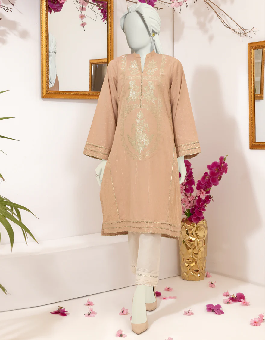 PINK JACQUARD KURTI | JJLK-S-JSS-US-22-390 FB/PLK-014