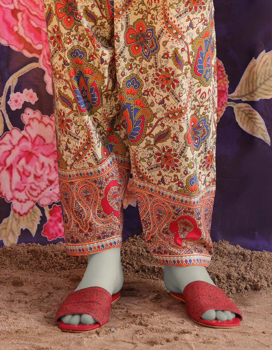 MULTICOLOR LAWN TROUSERS | JJLT-S-25-302 FB/ESSENTIALS-02