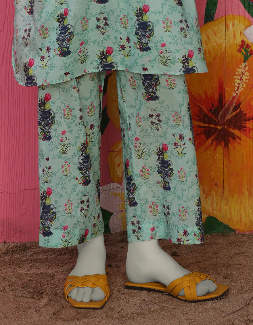 MULTICOLOR LAWN TROUSERS | JJLT-S-25-312 FB/ESSENTIAL-012