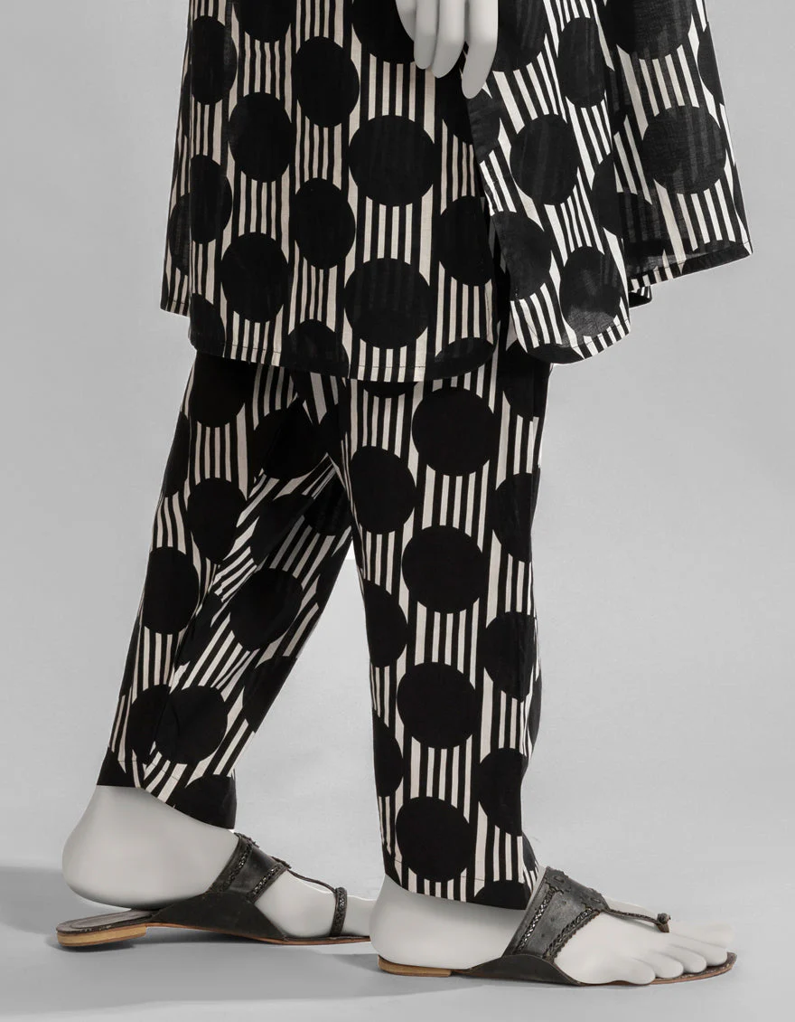 BLACK LAWN SHALWAR | JJLT-S-25-497 FB/ESS