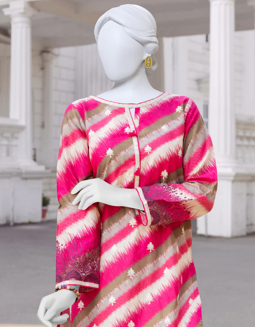 PINK CAMBRIC 2PC STITCHED | JJPW-S-JPW2-US-23-549 FB/PINK FLOW - Image 4