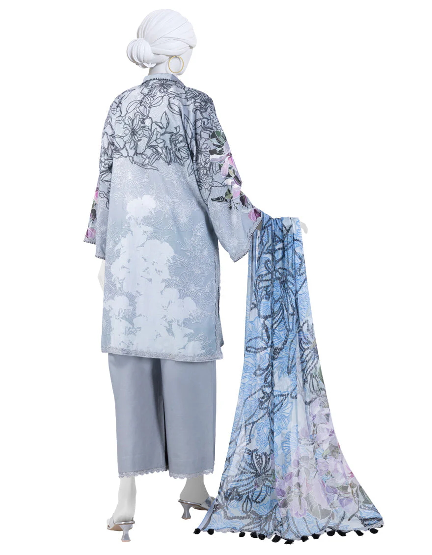 MULTICOLOR LAWN 3PC UNSTITCHED | JLAWN-S-25-3271 KANTHA KAHANI-7 - Image 2