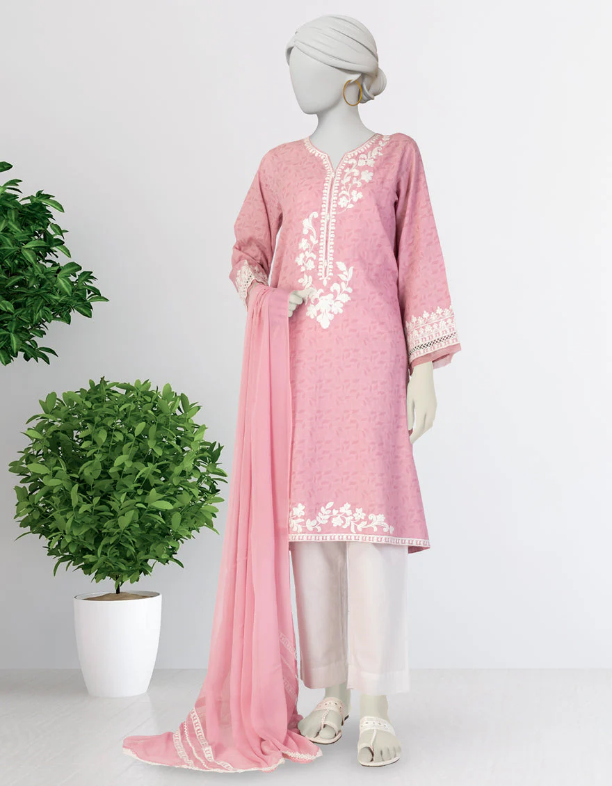 PINK LAWN 2PC STITCHED | JLAWN-S-JDS-25-1077/S AARI-05