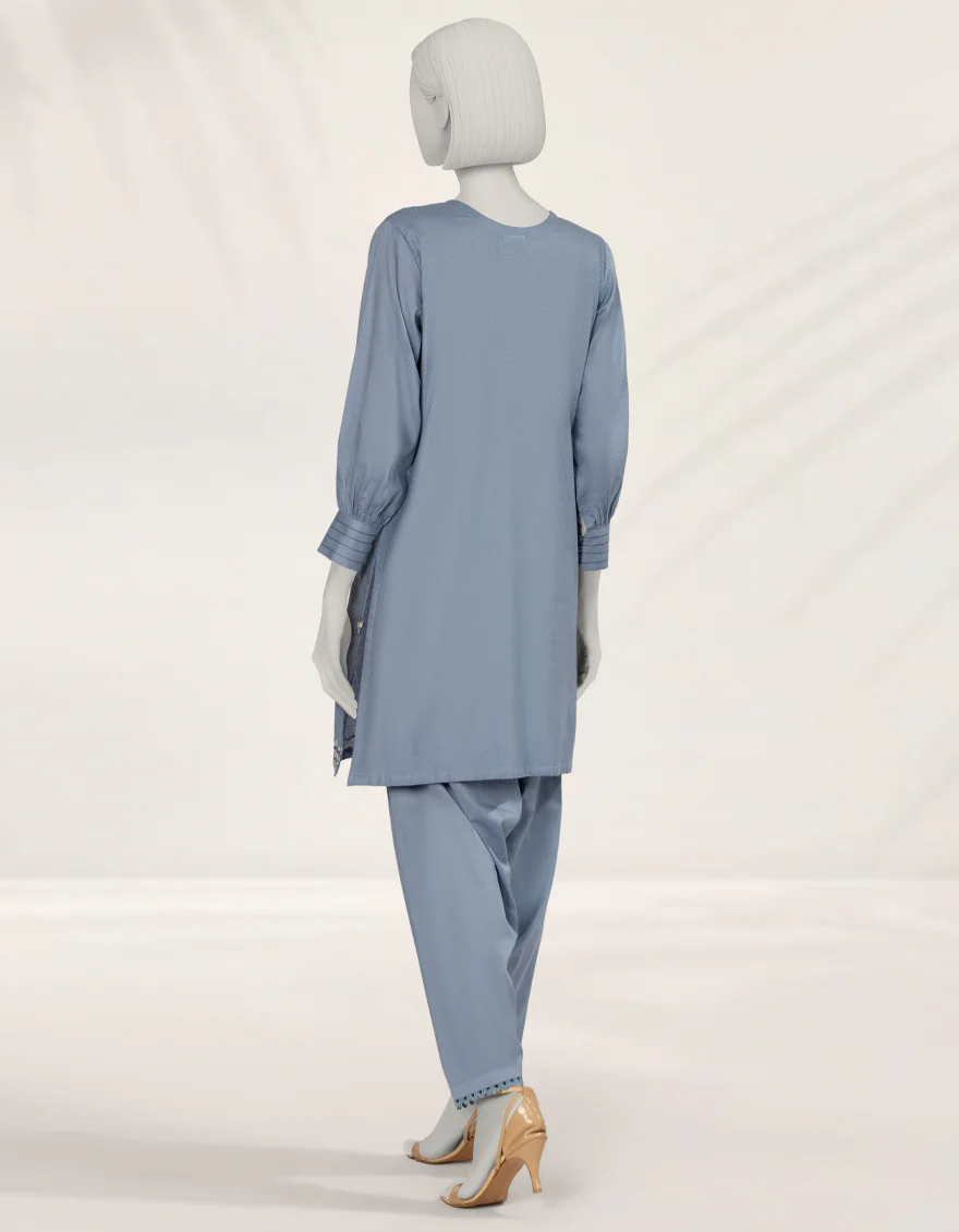 BLUE TEXTURED 2PC STITCHED | JLAWN-S-JST-25-2194/S O'FRIDA GEN Z-02 - Image 3