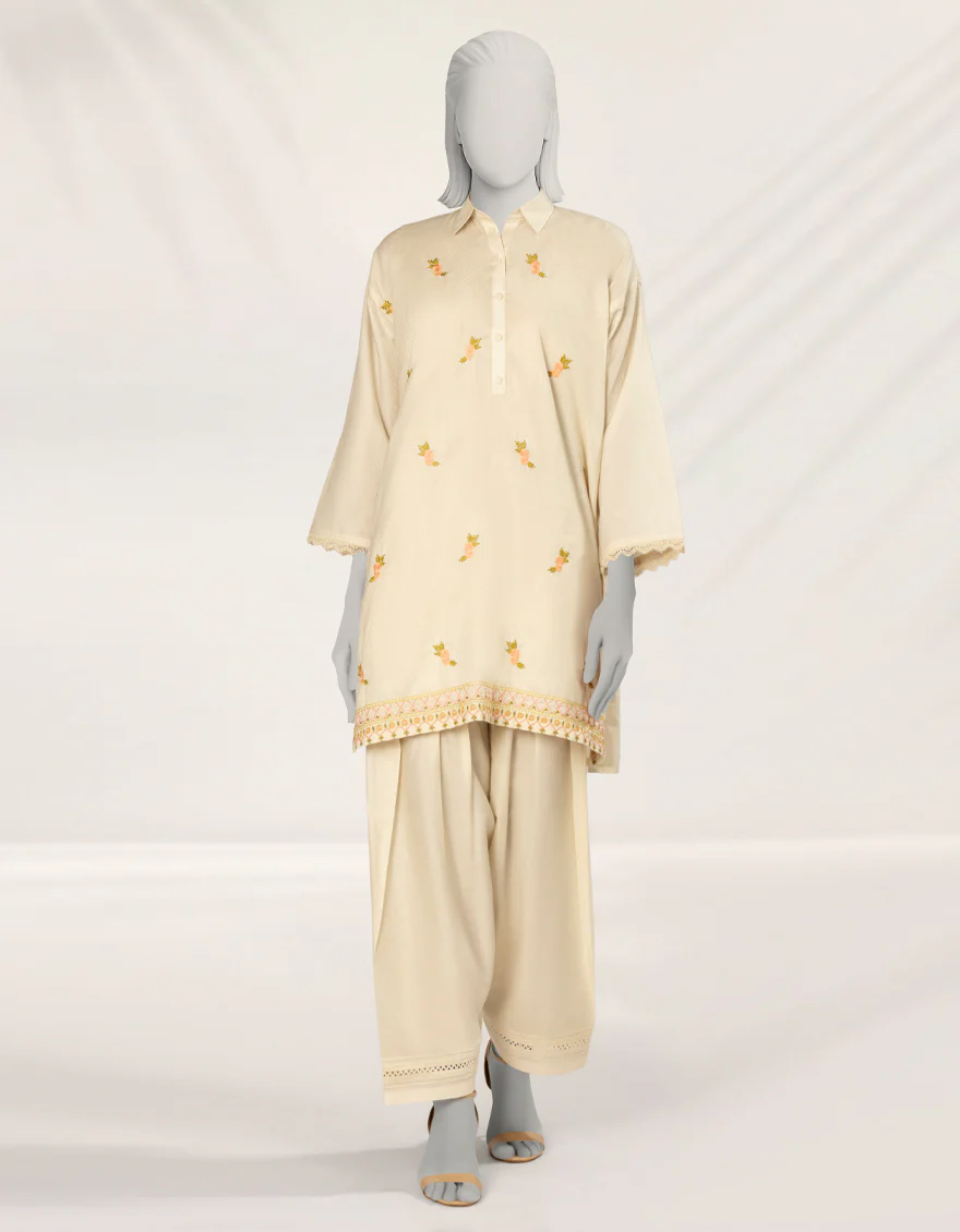 OFF WHITE TEXTURED 2PC STITCHED | JLAWN-S-JST-25-2195/S O'FRIDA GEN Z-03