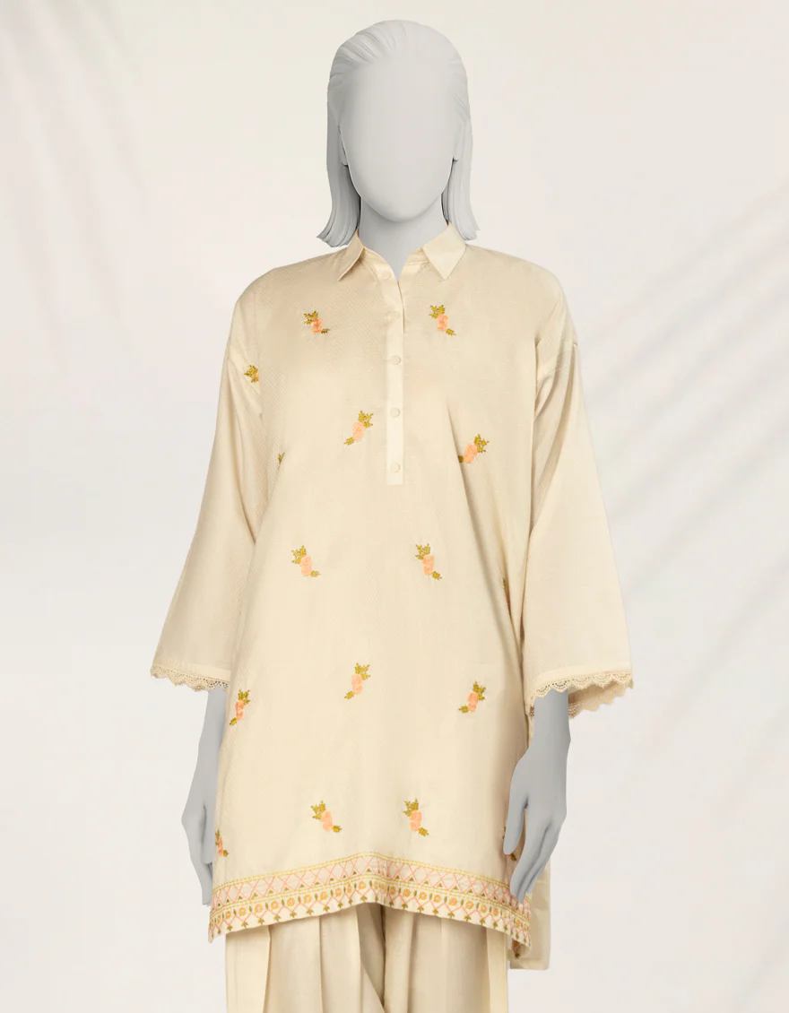 OFF WHITE TEXTURED 2PC STITCHED | JLAWN-S-JST-25-2195/S O'FRIDA GEN Z-03 - Image 2