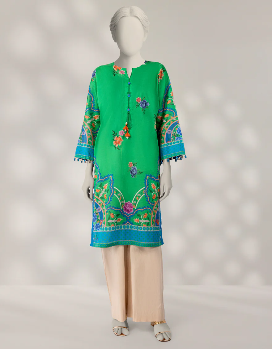 GREEN JACQUARD 3PC STITCHED | JLAWN-W-25-353/S RALLI-04
