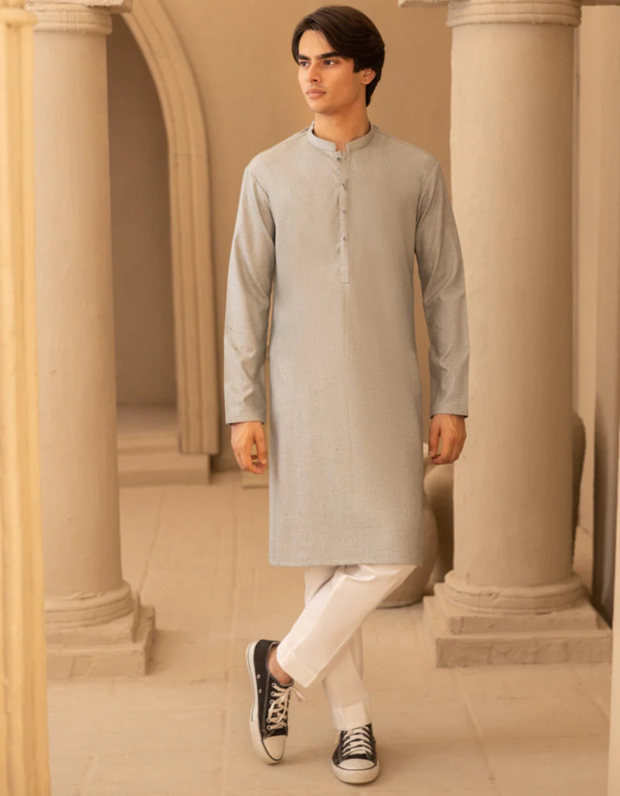 MINT GREEN BLENDED KURTA | JTK-A-39476/S25/JJ9573-PN