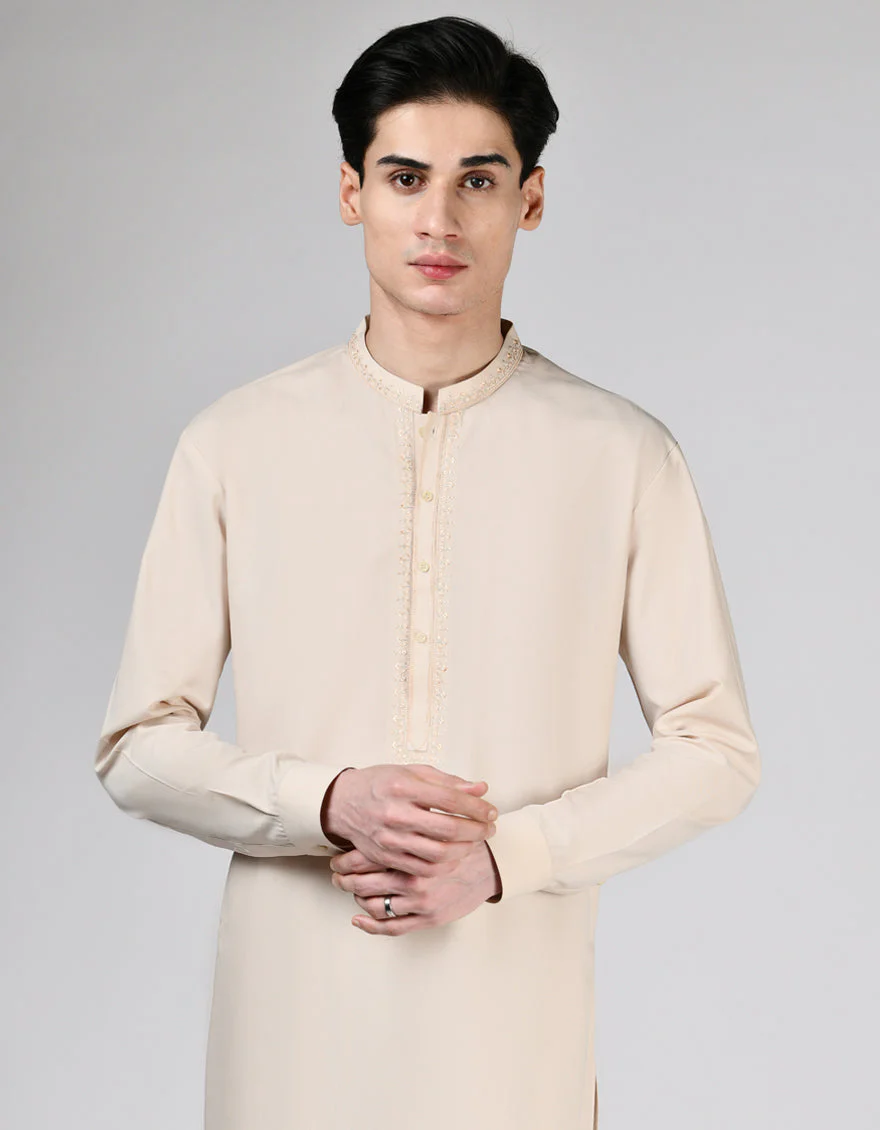 LIGHT PEACH KAMEEZ SHALWAR | JTKS-A-34918/S24/JJ9569-SF - Image 2