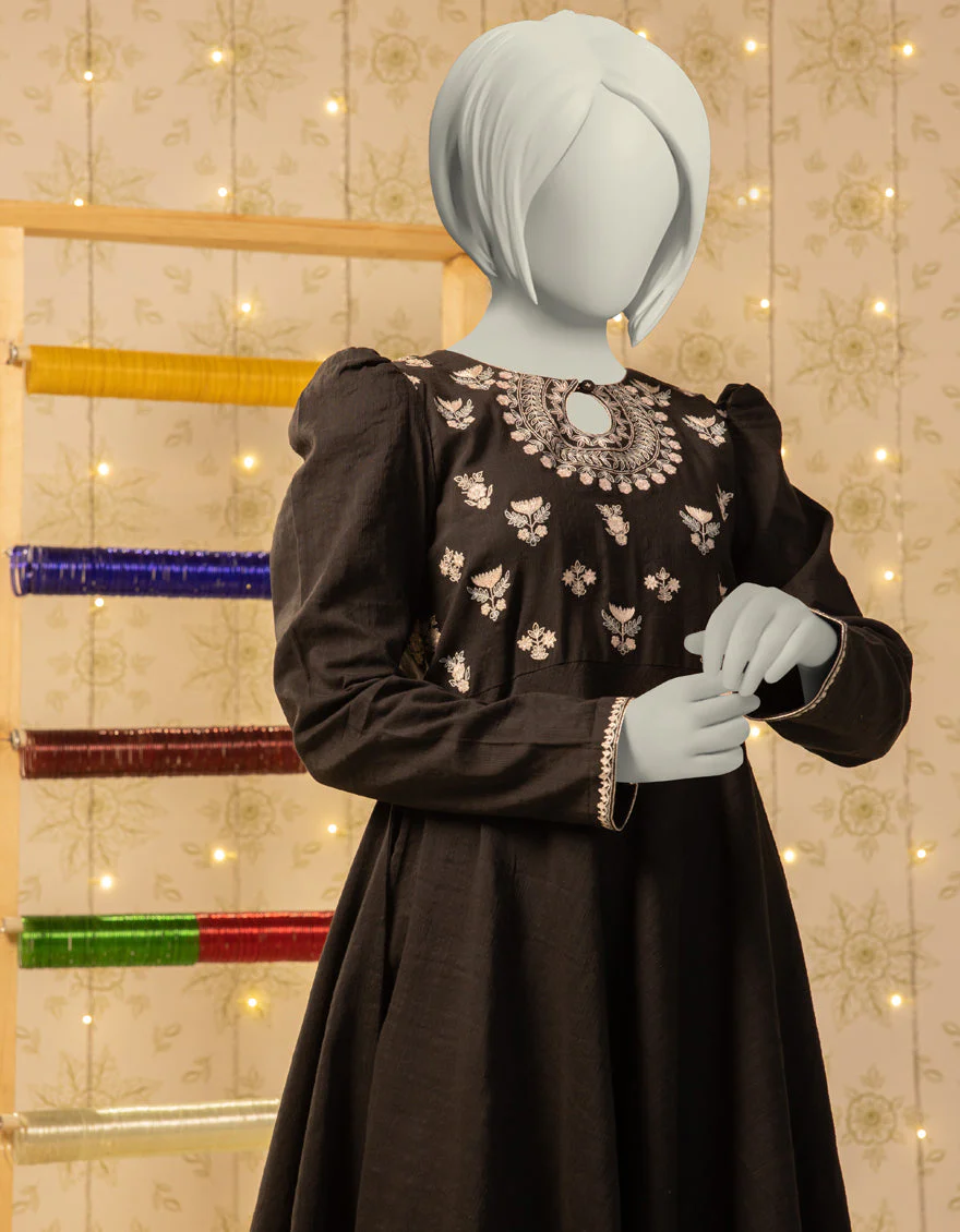 BLACK TEXTURED KURTI | JYGK-S-JTS-25-4034 FB/DASTAAN-1 - Image 3