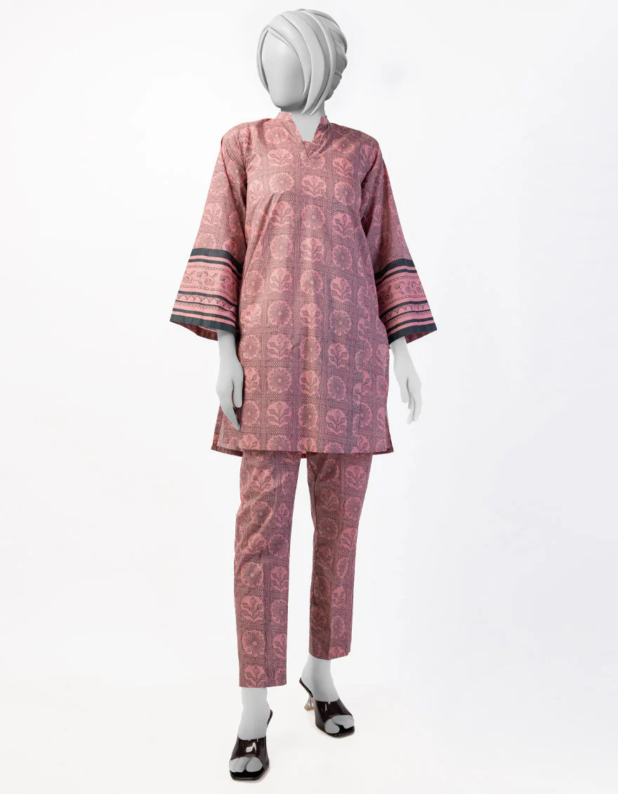 PINK LAWN KURTI | JYGK-S-JTS-25-4043 FB/ESSENTIAL-0T-14