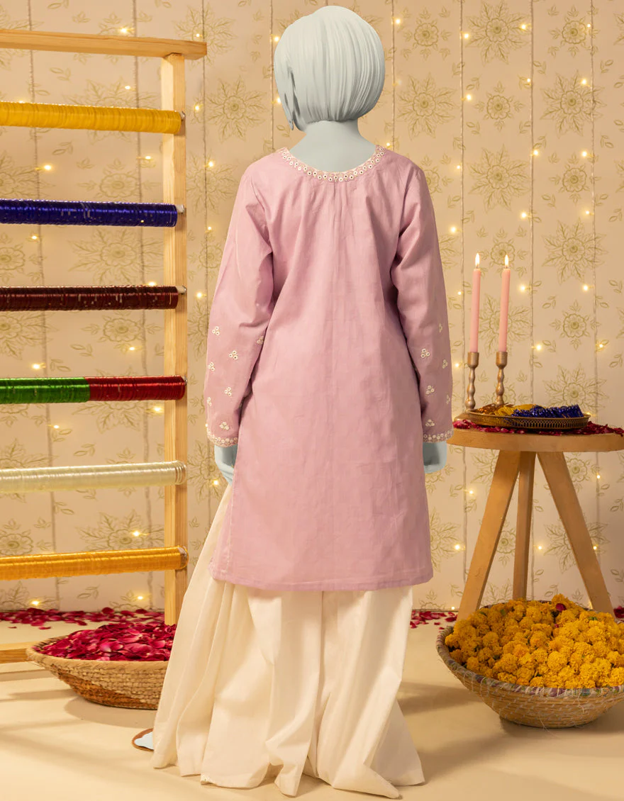 LILAC DOBBY KURTI | JYGK-S-JTS-25-4050 FB/SHEESHAKARI-01 - Image 2
