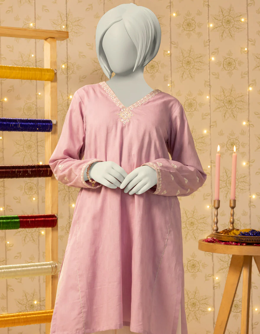 LILAC DOBBY KURTI | JYGK-S-JTS-25-4050 FB/SHEESHAKARI-01 - Image 3