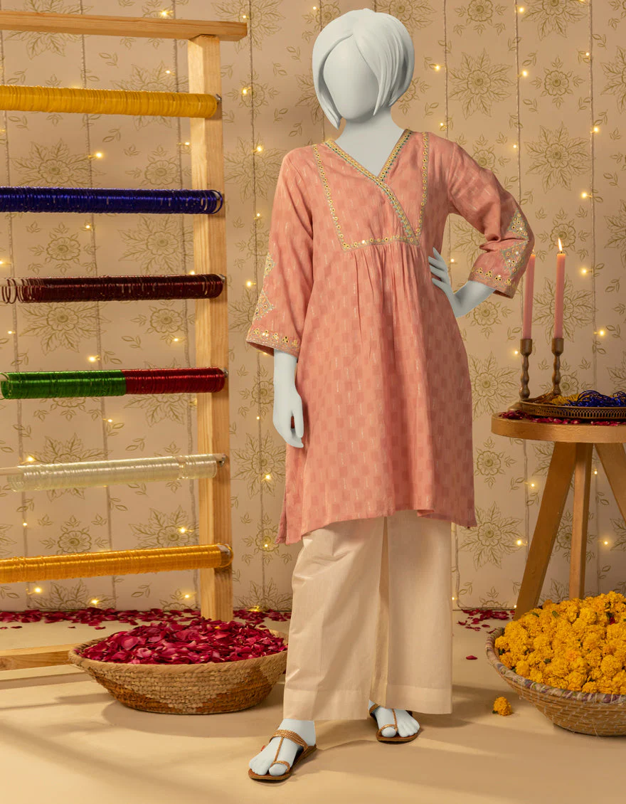 PINK DOBBY KURTI | JYGK-S-JTS-25-4052 FB/SHEESHAKARI-03
