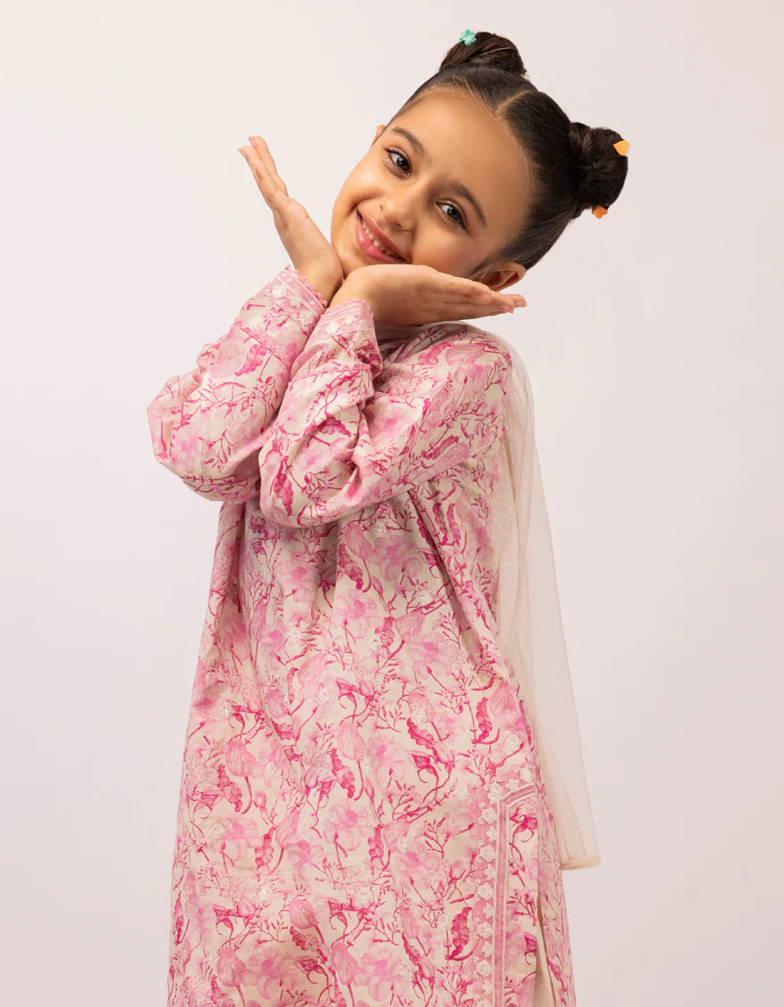 PINK DOBBY 3PC STITCHED | JGK-S-JGP-26-1635 FB/FLORISTA-04 - Image 2