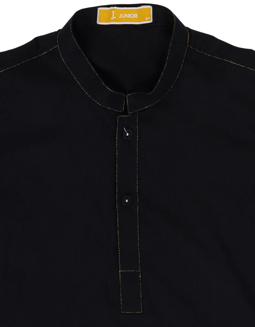 BLACK KAMEEZ SHALWAR | JJIKS-A-90574/S26/JJ10894-CL - Image 3